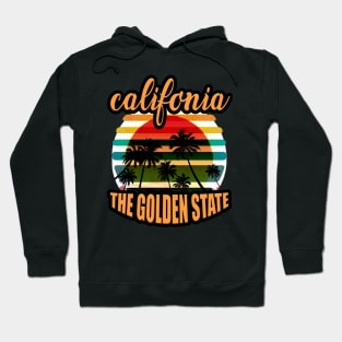 California The Golden State" T-shirt design Hoodie